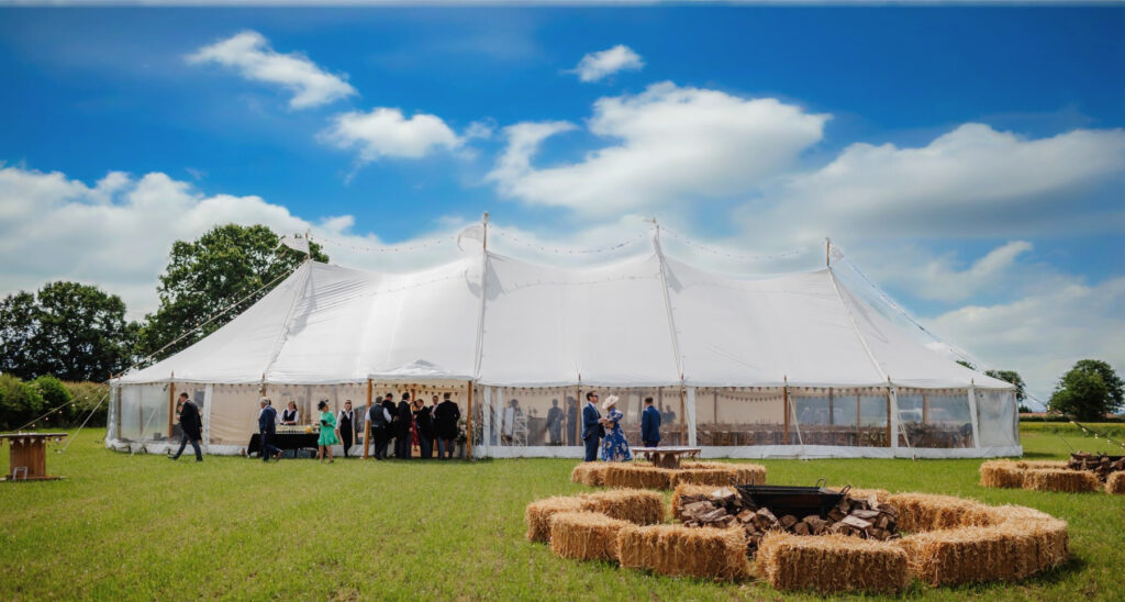 Celeste External shot | Abracadabra Marquees & Events Wedding marquee hire gallery in Yorkshire