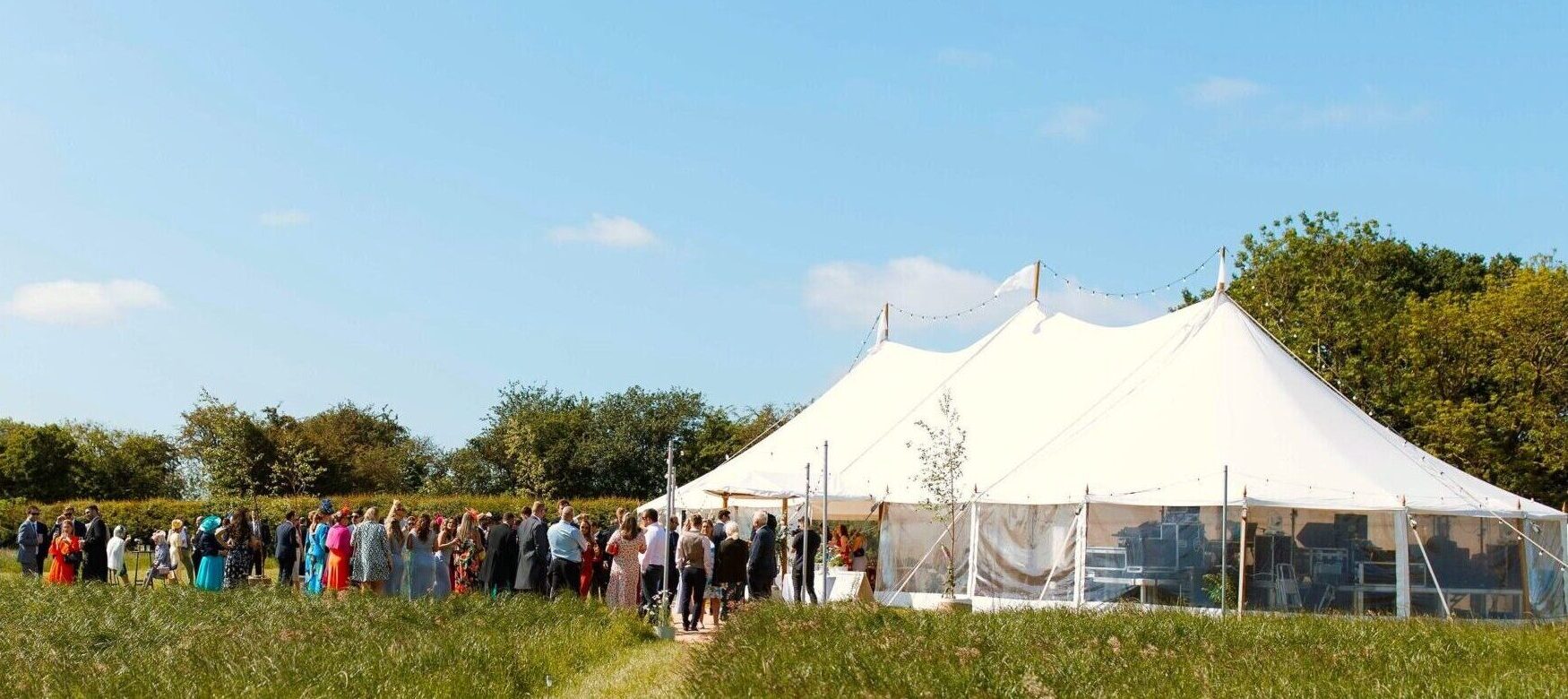 Wedding marquee hire in North Yorkshire by Abracadabra Marquees