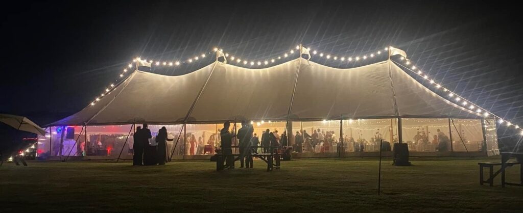 Celeste Marquee at Night | Abracadabra Marquees & Events