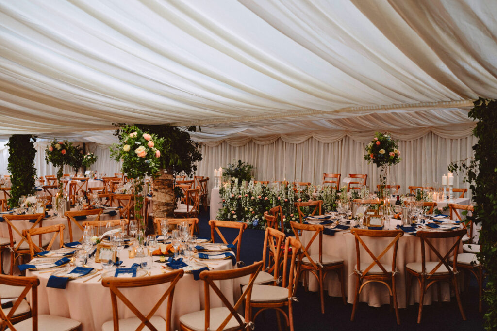 Framed Marquee Oak Chairs Richmond | Abracadabra Marquees & Events